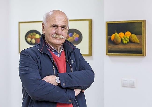 Faustino Cuevas en la Fundación Bruno Alonso.